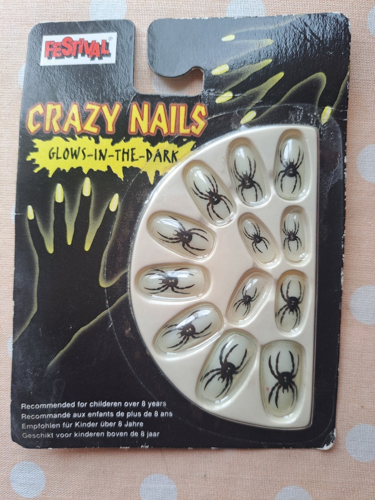 nepnagels met spinnen, Ophalen of Verzenden, Halloween of Griezel