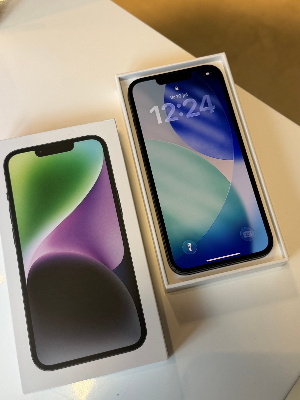 iPhone 14 97% Batterijconditie, Telecommunicatie, Mobiele telefoons | Apple iPhone, 97 %, 128 GB, Zwart, Ophalen of Verzenden
