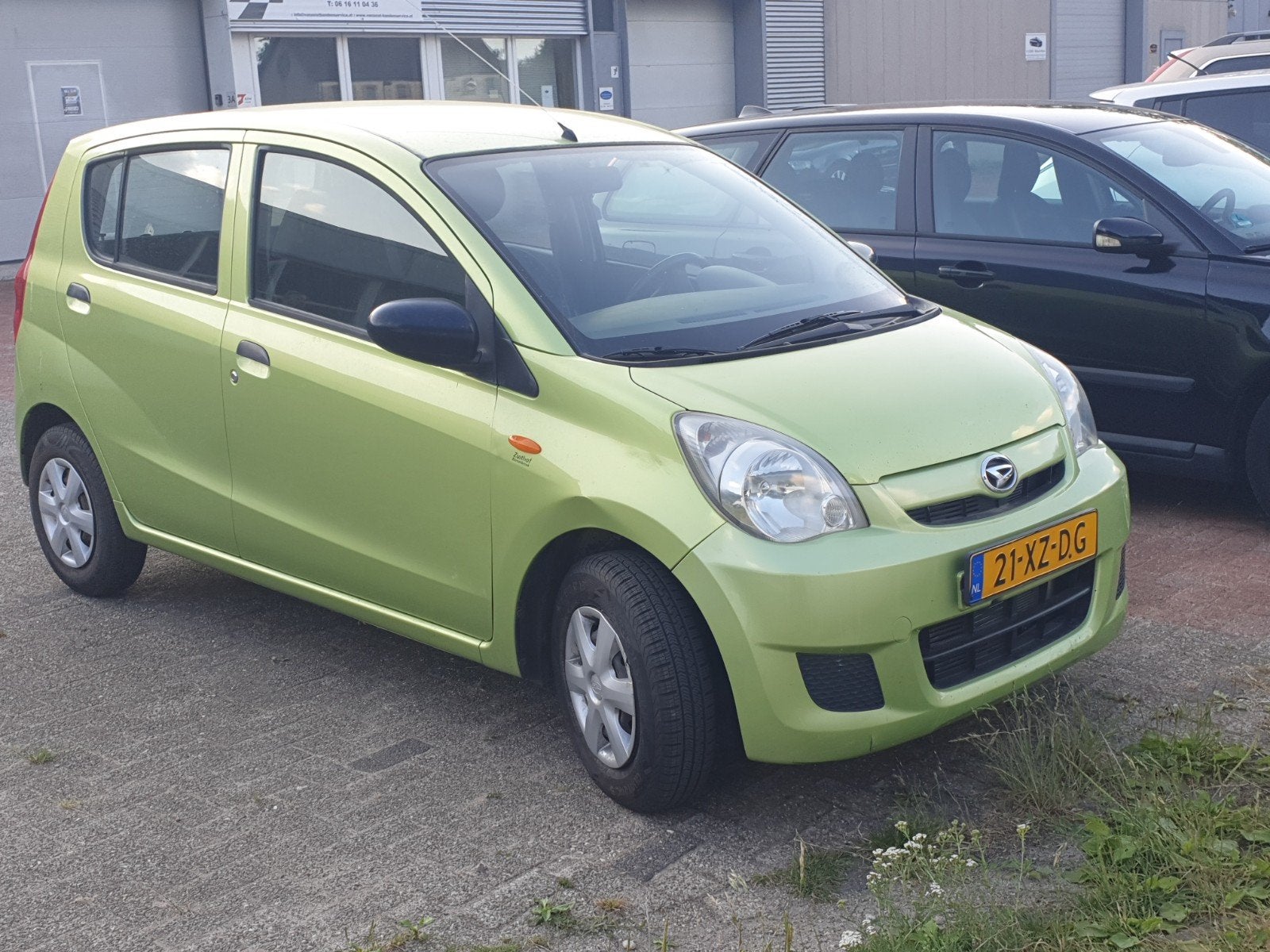 Daihatsu Cuore 1.0 5D 2007 Groen AIRCO IJSKOUD!!!, Auto's, Voorwielaandrijving, Stof, 18 €/maand, 4 stoelen