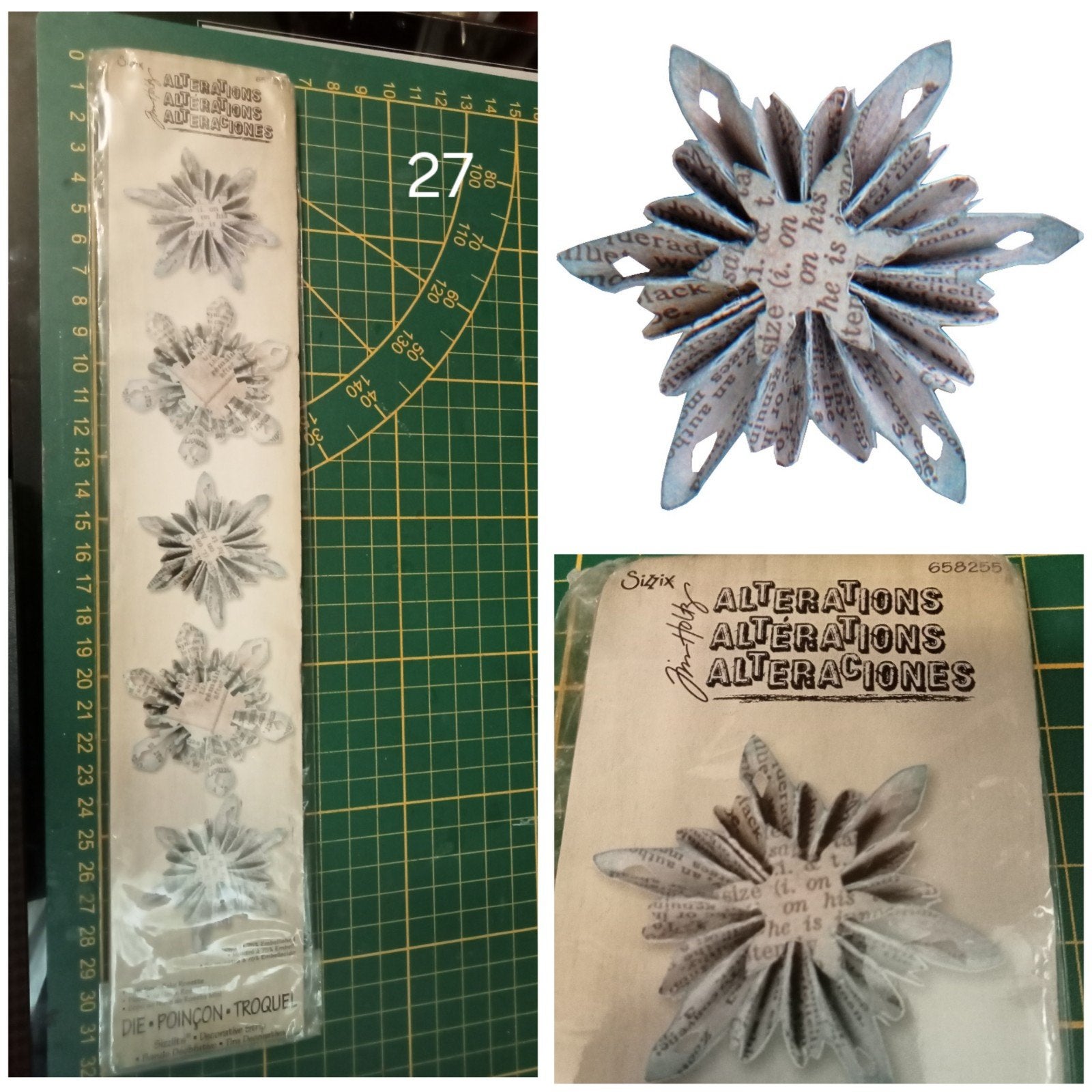 Sizzix alterations Tim Holtz snijmal., Ophalen of Verzenden, Zo goed als nieuw, Overige thema's, Pons of Mal