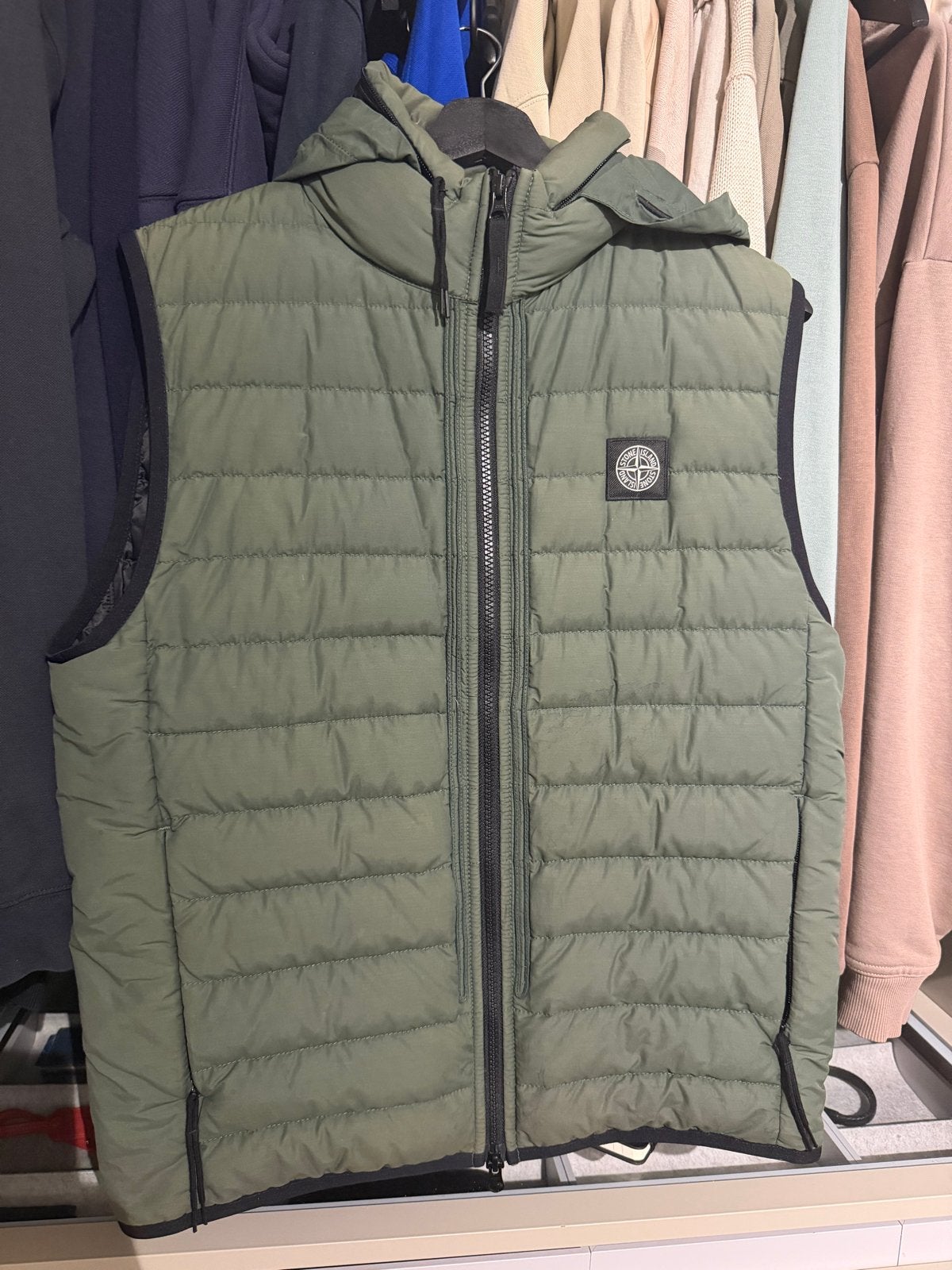 Stone Island Bodywarmer - Maat S (valt als M), Ophalen, Zo goed als nieuw, Maat 46 (S) of kleiner, Groen