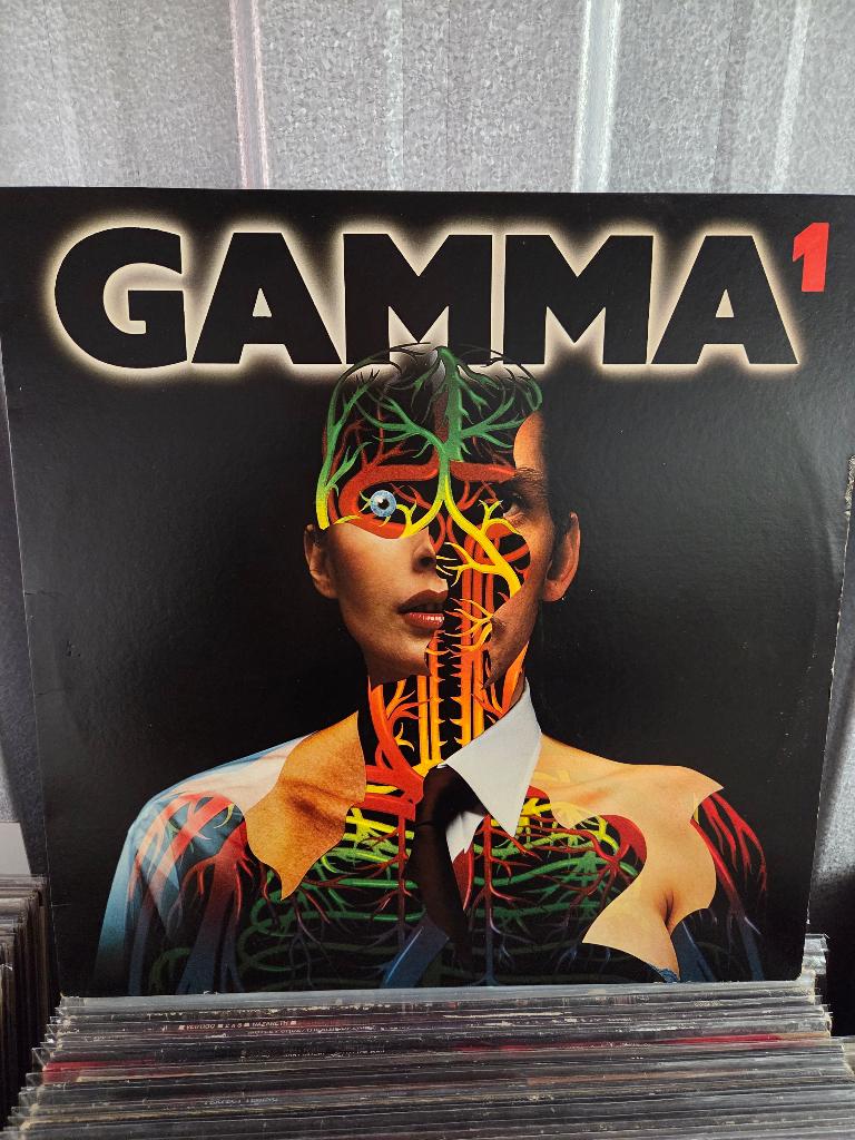 Hardrock/Metal lp GAMMA: 1, Cd's en Dvd's, Vinyl | Hardrock en Metal, Inclusief binnenhoes, Ophalen of Verzenden, Gebruikt, 12 inch
