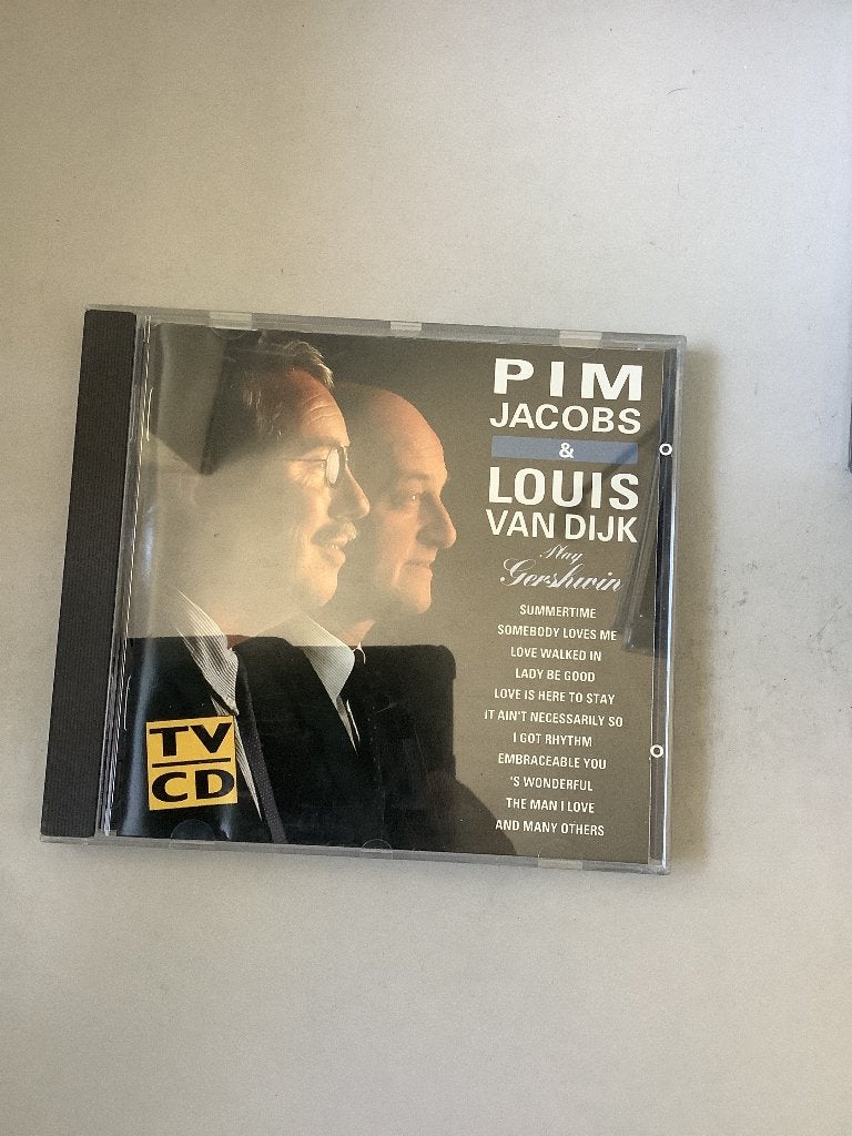 Pim Jacobs & Louis van dijk play Gershwin,, Verzenden, 1980 tot heden, Zo goed als nieuw, Jazz