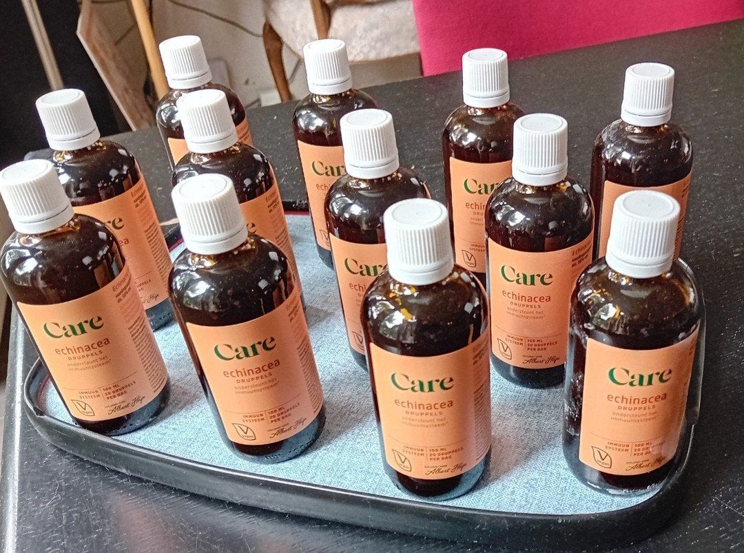 12 flesjes Echinacea Care 100 ml, Ophalen of Verzenden, Nieuw, Handen en Nagels