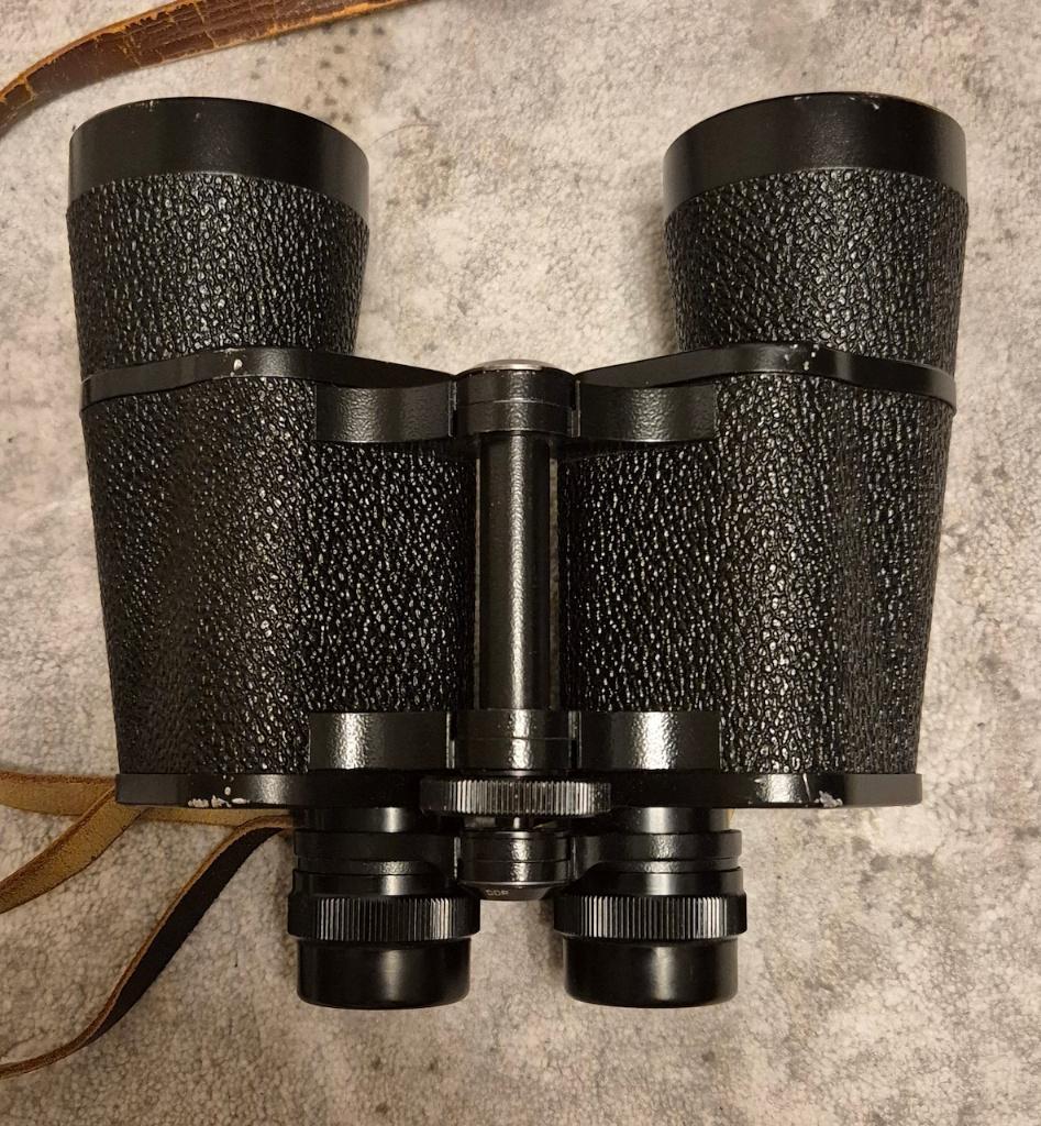 Jenoptem 7x50W multi coated aus Jena verrekijker., Ophalen of Verzenden, Zo goed als nieuw, Met hoes of tas, Dakkant (recht)