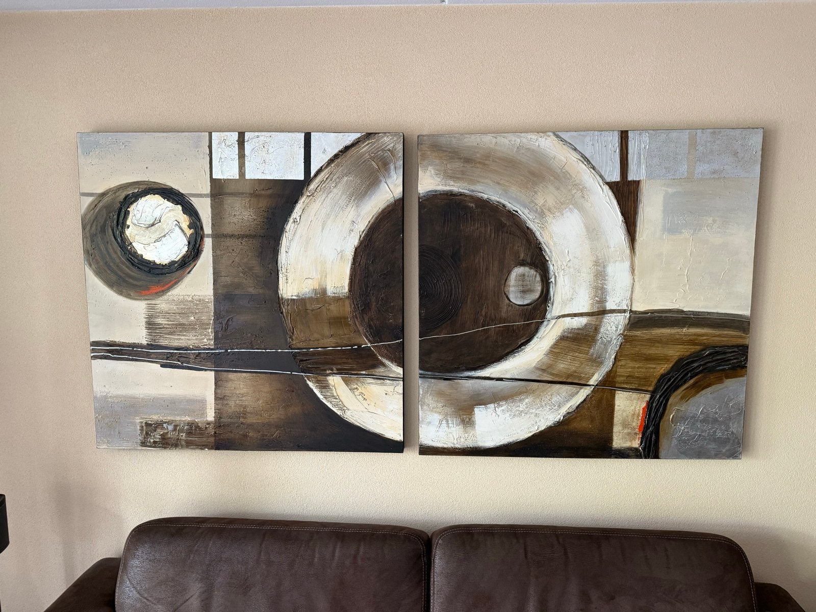Origineel tweeluik van 1x1 per schilderij, Ophalen