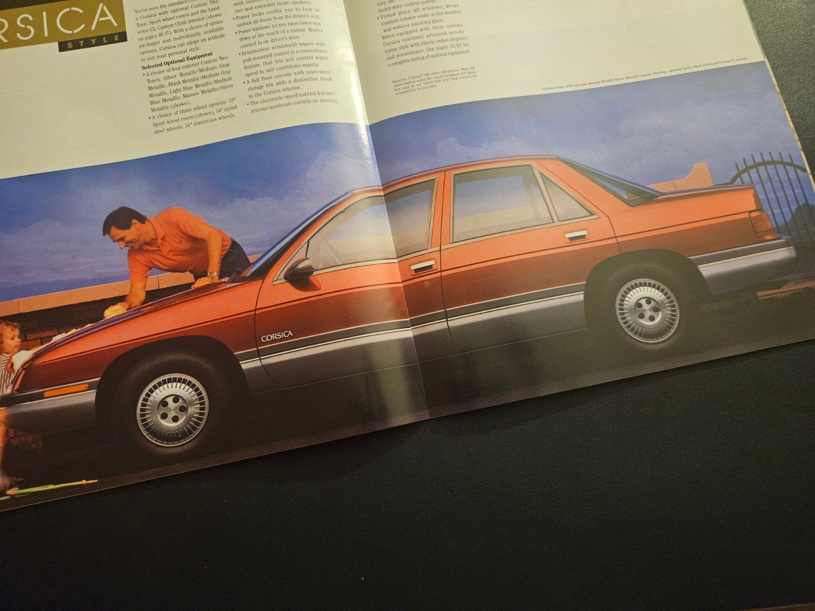 Brochure Chevrolet Corsica 1988 USA, Ophalen of Verzenden, Zo goed als nieuw, Chevrolet
