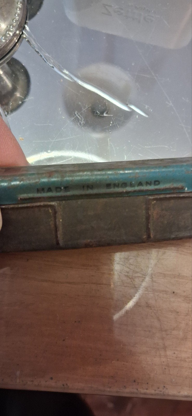 Vintage 'K.I.G.' Made in England metalen doosje, Ophalen of Verzenden