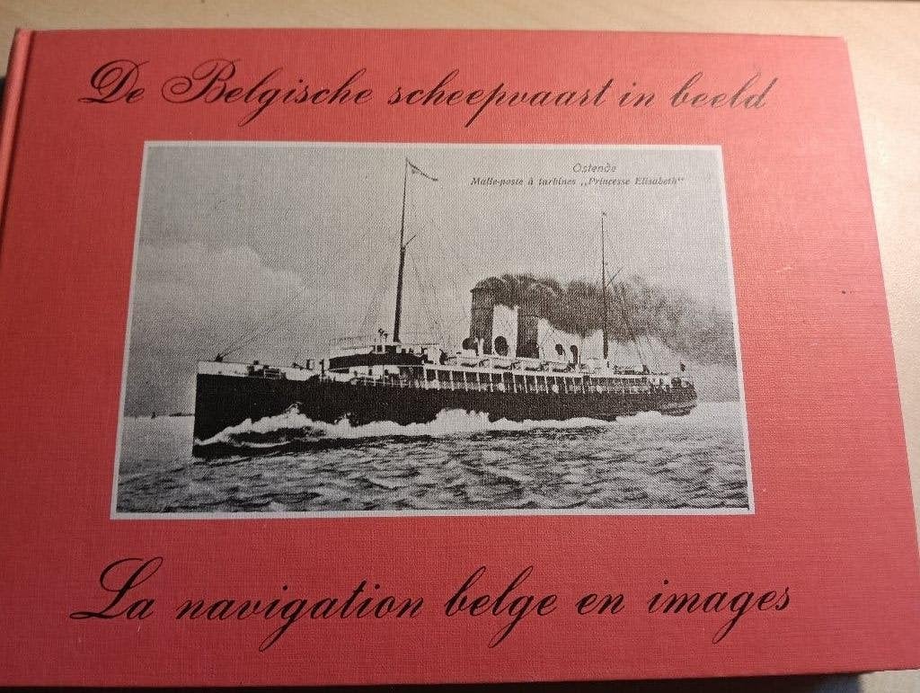 1977 De Belgische scheepvaart in Beeld André Verelst gaaf, Ophalen of Verzenden, Zo goed als nieuw, Boek of Tijdschrift