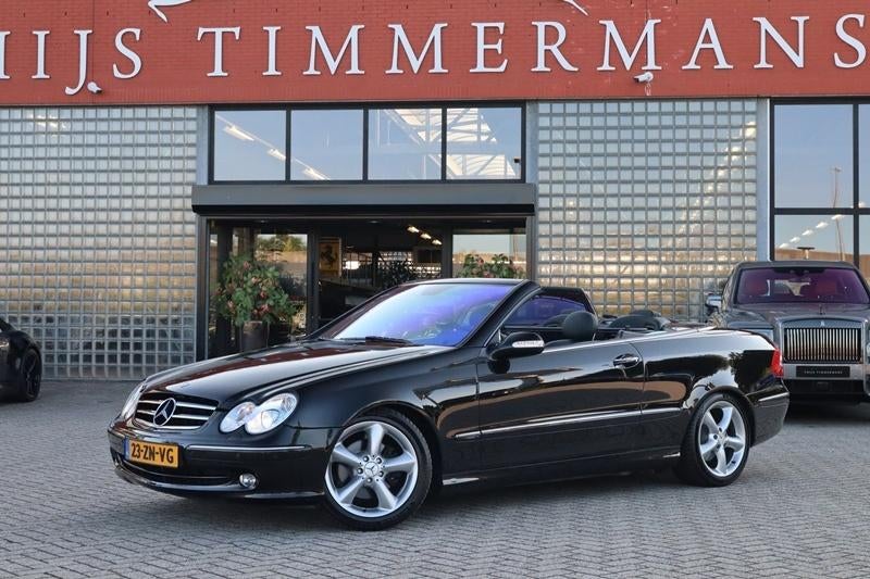 Mercedes-Benz CLK240 Cabrio Zwart, Achterwielaandrijving, Zwart, 2597 cc, Cabriolet
