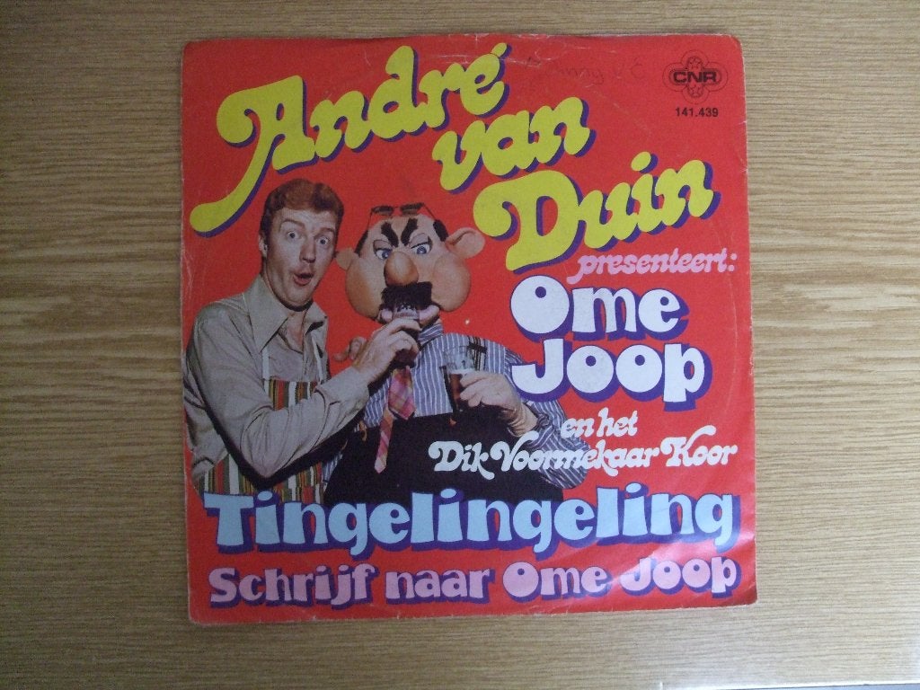 ANDRE VAN DUIN     TINGELINGELING / SCHRIJF NAAR OME JOOP, 7 inch, Ophalen of Verzenden, Zo goed als nieuw, Nederlandstalig