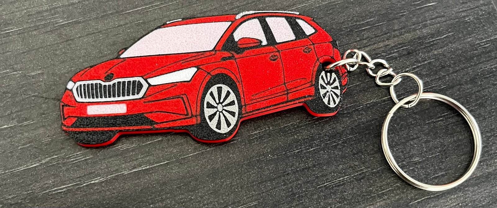 Skoda Enyaq sleutelhanger. 3D. Andere kleuren mogelijk, Ophalen of Verzenden, Nieuw