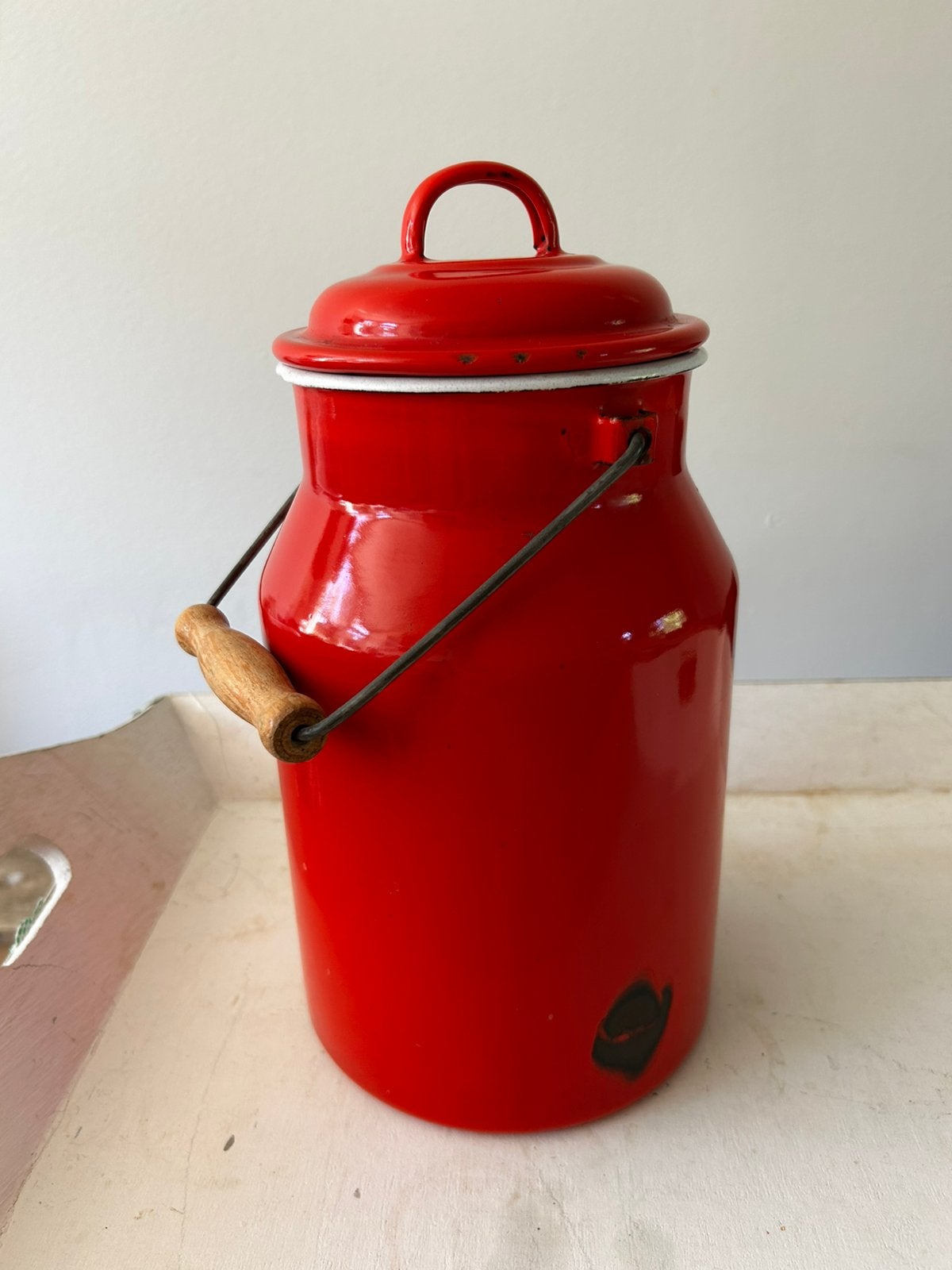 Oude melkbus rood, Ophalen of Verzenden