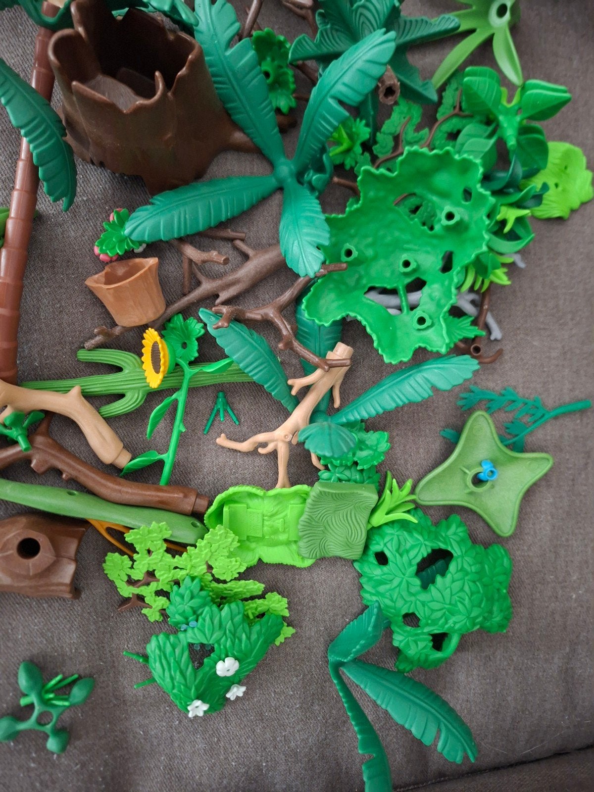 playmobil onderdelen bomen ed, Kinderen en Baby's, Speelgoed | Playmobil, Verzenden, Gebruikt