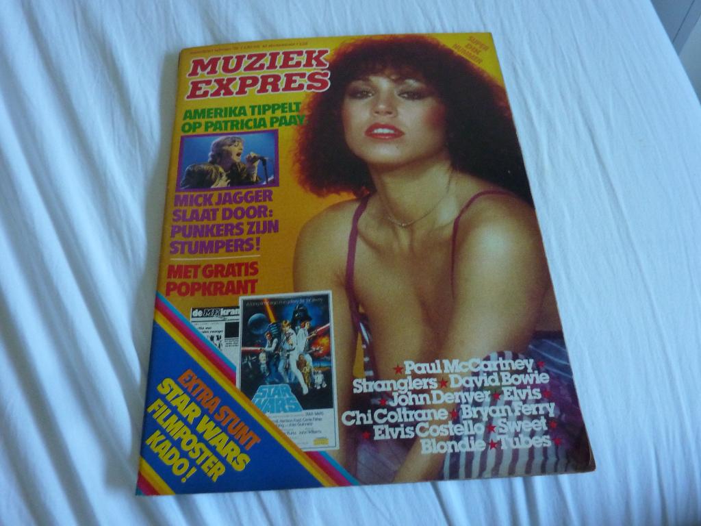 MUZIEK EXPRES`78-P PAAY-SWEET-STAR WARS-J DENVER-A COOPER, Verzenden, 1960 tot 1980, Tijdschrift