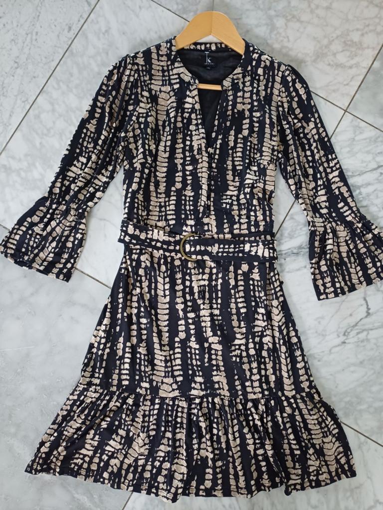 K-Design jurk maat S Nieuw, Maat 38/40 (M), K-design, Zwart, Nieuw