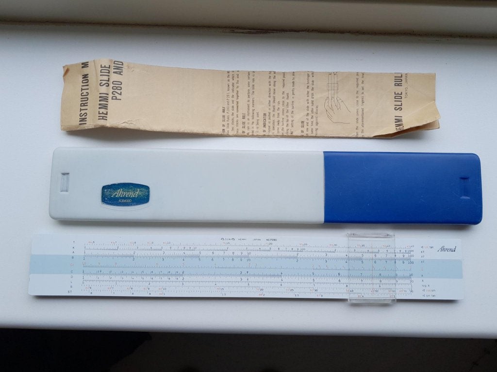 Rekenlineaal Ahrend Hemmi no. P280, Diversen, Ophalen of Verzenden, Gebruikt
