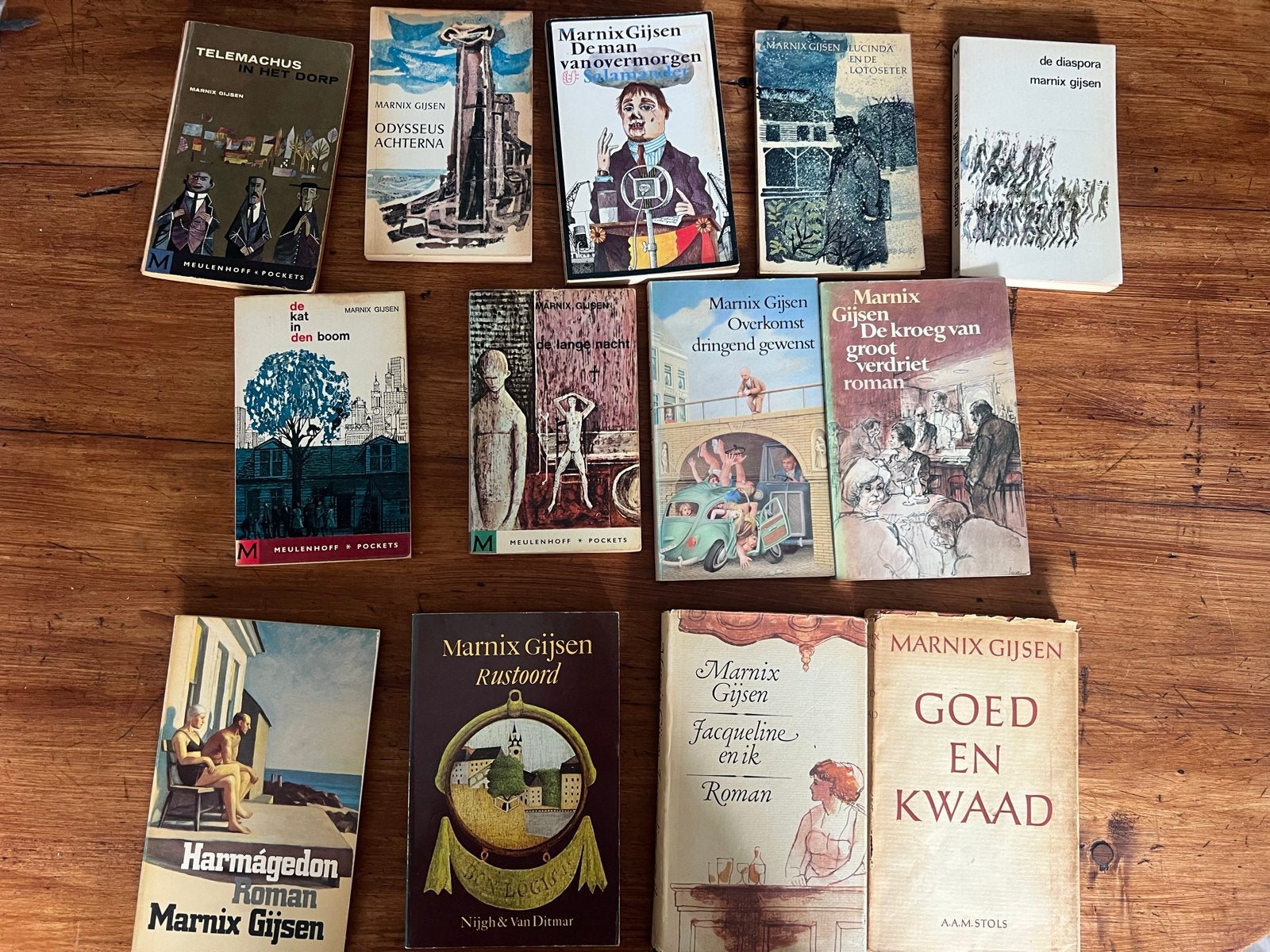 Collectie boeken van Marnix Gijsen (13 stuks), Ophalen of Verzenden, Gelezen, België