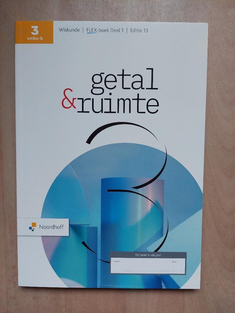 Getal & Ruimte wiskundeboeken klas 3 vmbo-b, Nieuw, Ophalen of Verzenden, Noordhoff Uitgevers, Beta