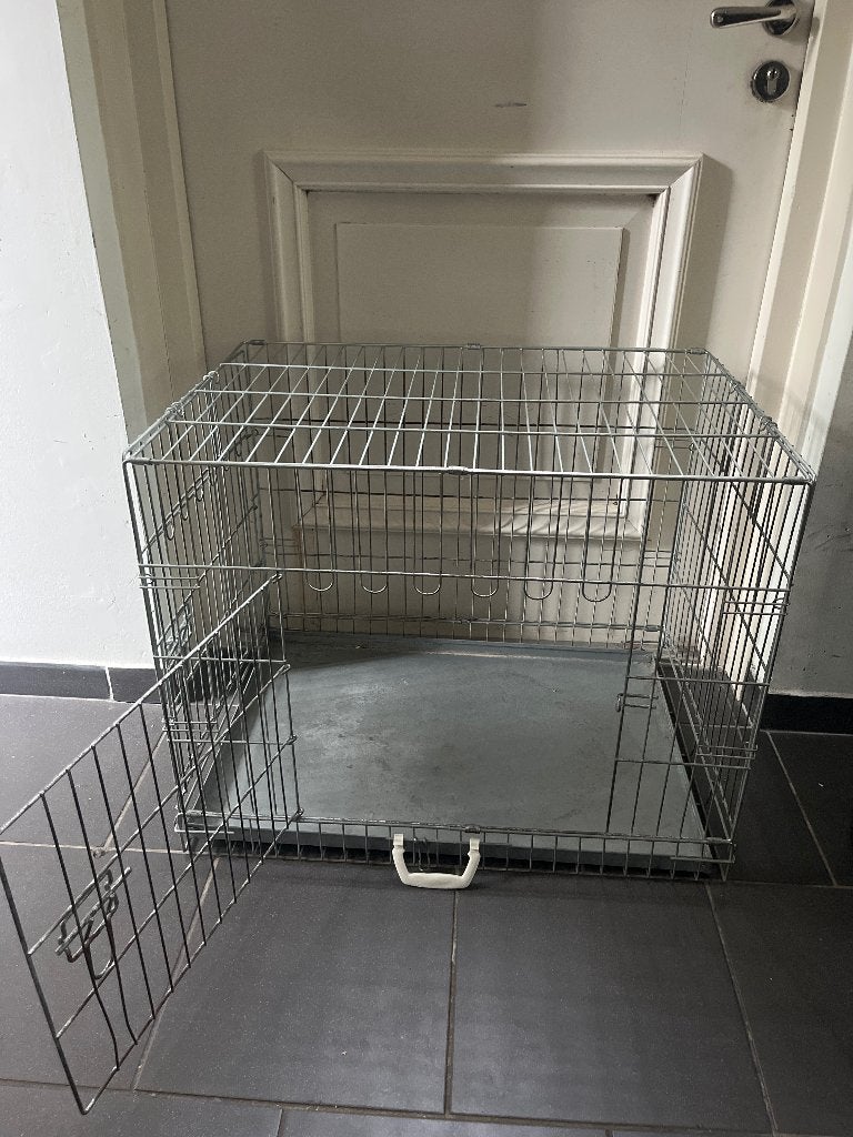 metalen hondenbench / draad kooi, Ophalen, Gebruikt