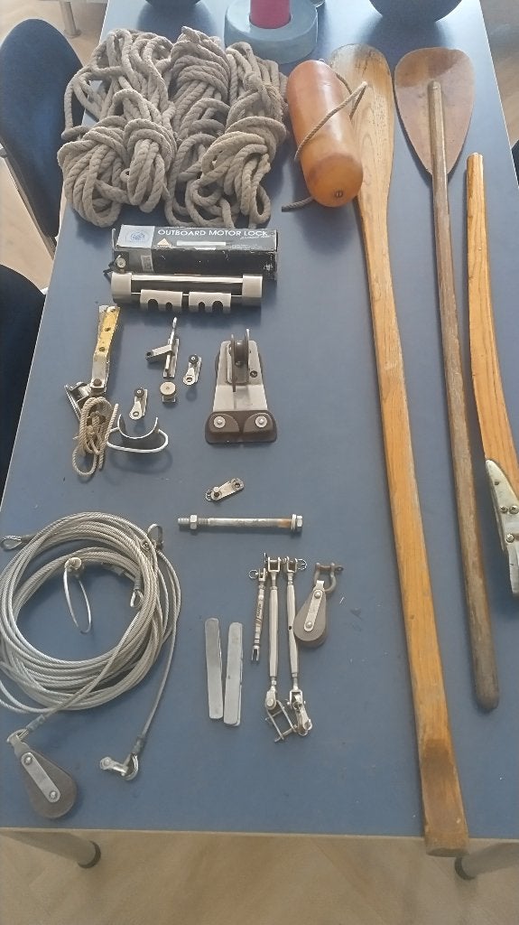 Touw, beslag en andere onderelen zeilboot BM 16m2, Ophalen of Verzenden, Gebruikt, Tuigage en Masten, Zeilboot