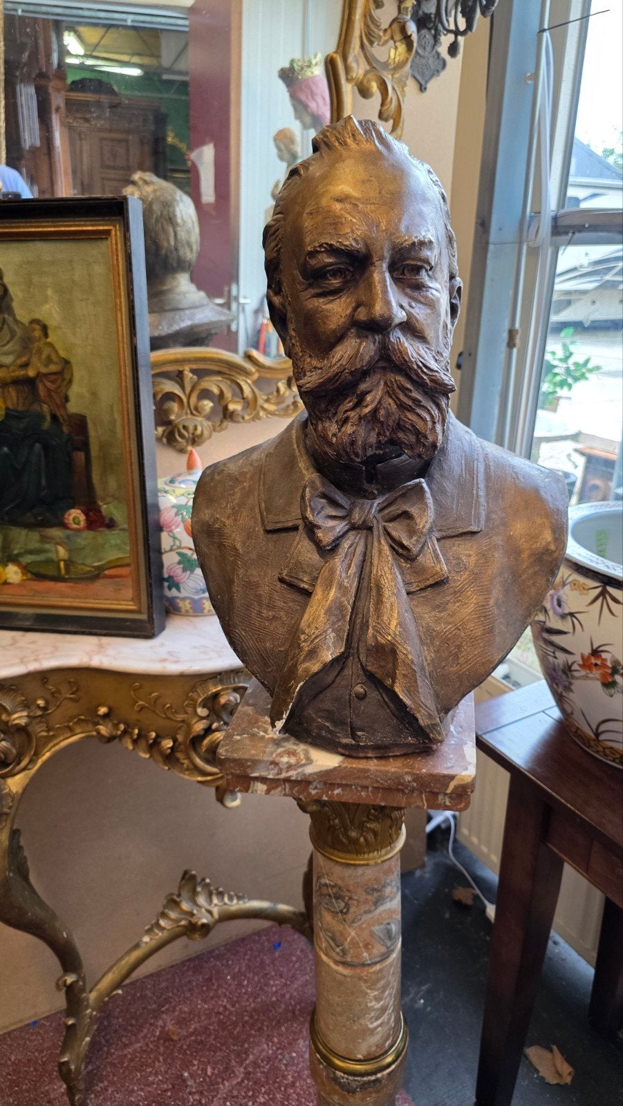 grote antieke markanten buste, Antiek en Kunst, Ophalen