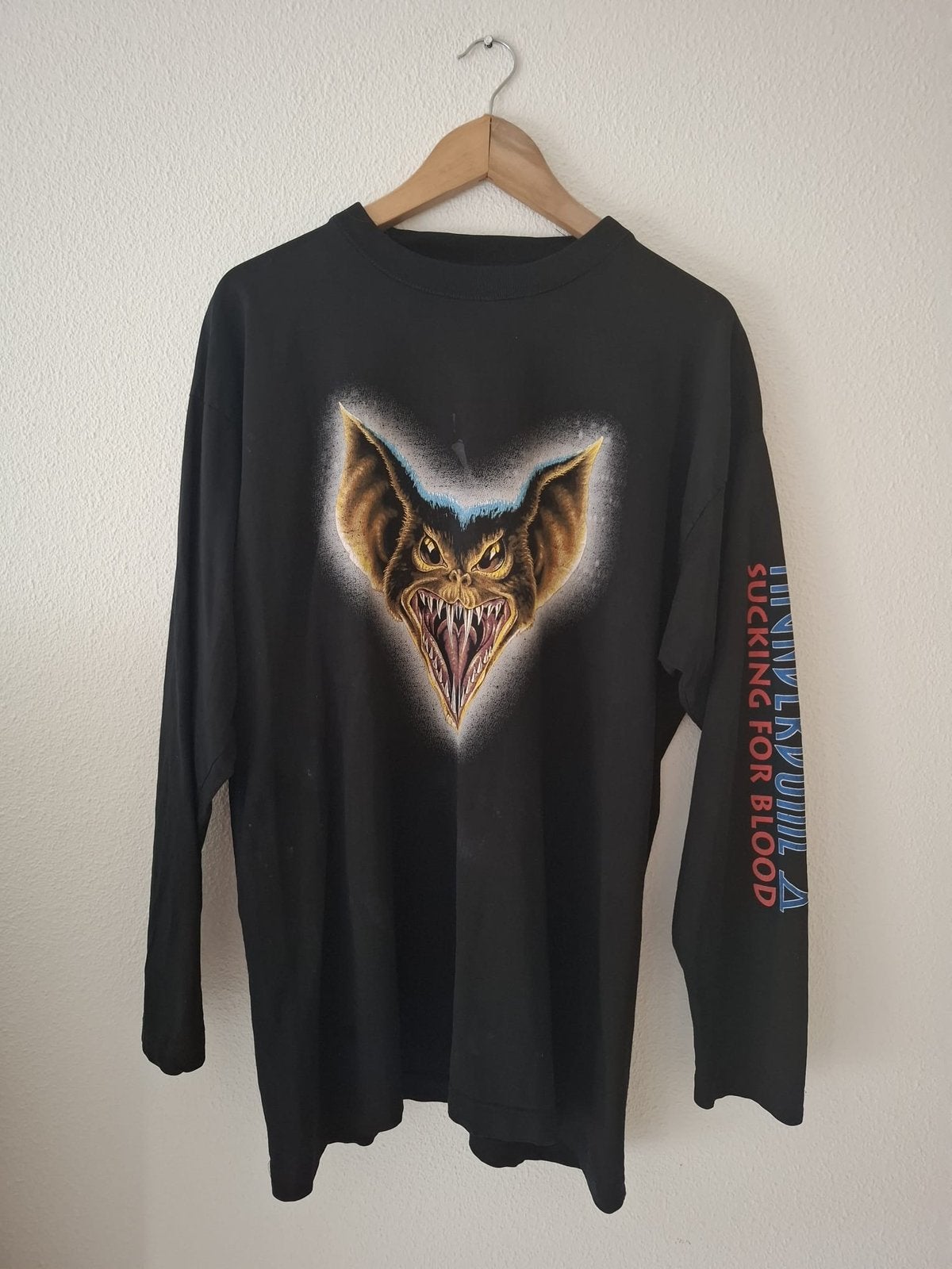 Vintage Thunderdome X Sucking for Blood longsleeve, Kleding | Heren, T-shirts, Ophalen of Verzenden, Gedragen, Overige maten, Zwart