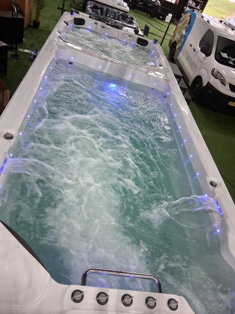 zwemspa spa balboa dubbele swimspa  Inclusief garantie, Tuin en Terras, Bubbelbaden en Hottubs, Ophalen of Verzenden, Filter