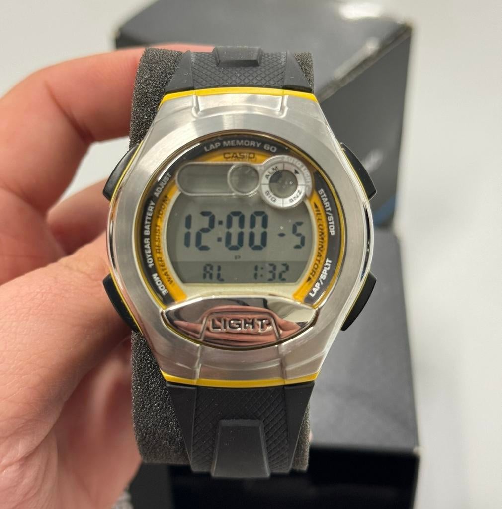 CASIO COLLECTION W752-9B Light horloge NIEUW en waterdicht, Zwart, Nieuw, Ophalen of Verzenden, H