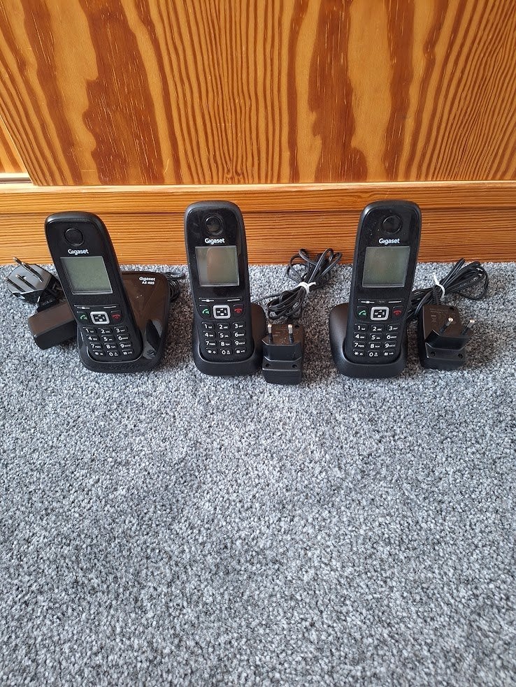 gigaset  triple., Ophalen of Verzenden, Zo goed als nieuw, 3 handsets