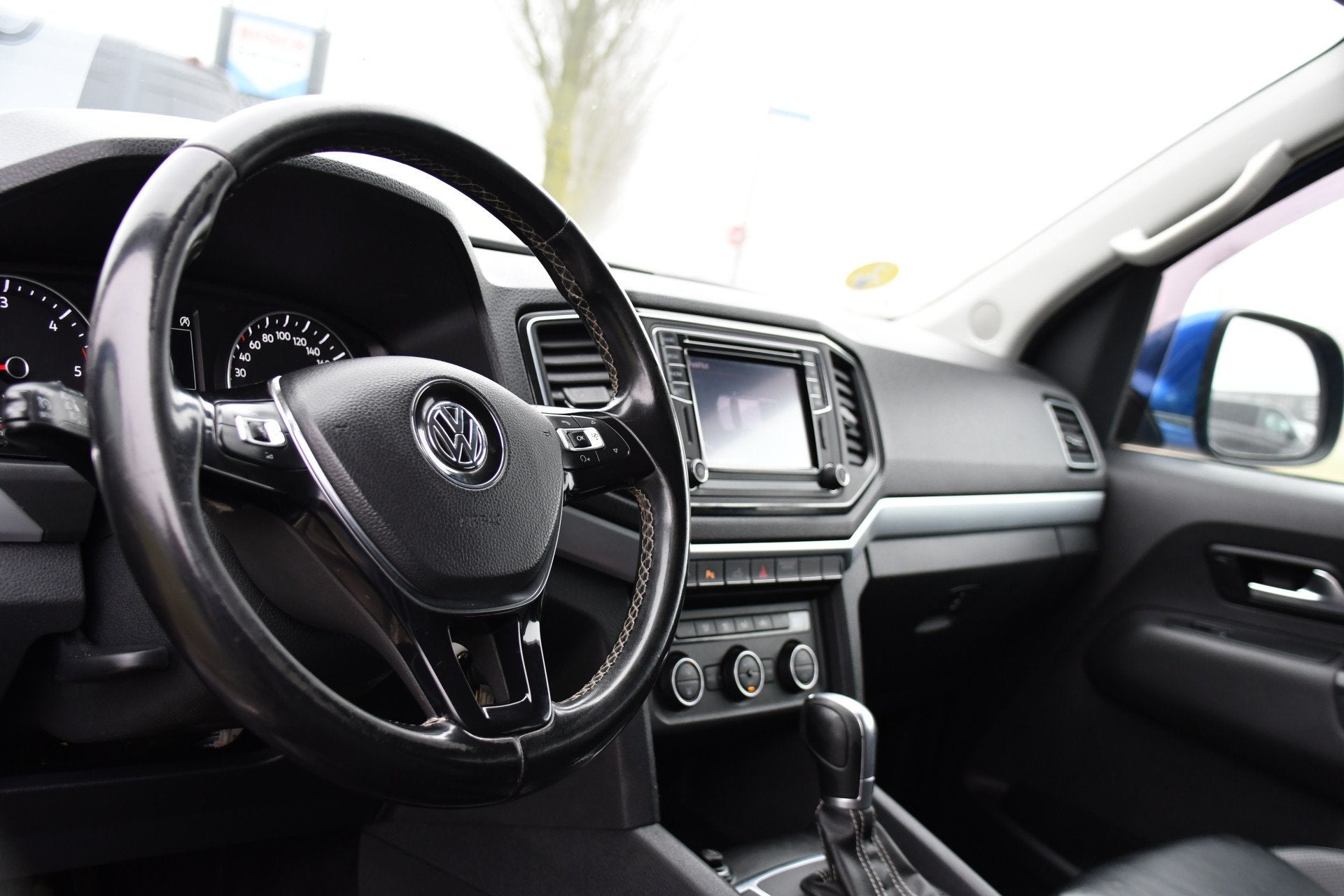Volkswagen Amarok 3.0 V6 TDI 4Motion DC Highline Camera, Cru, Auto's, Automaat, Gebruikt, Euro 6, Blauw