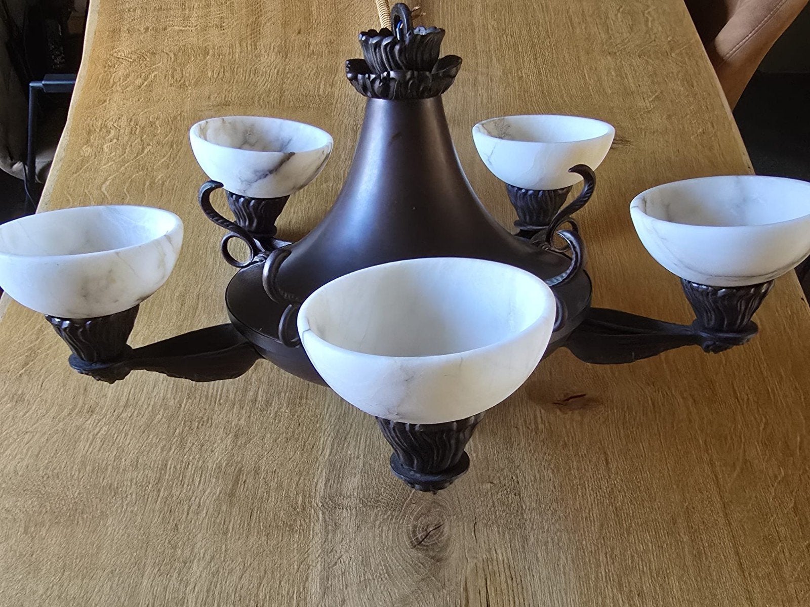 art deco kroonluchter, Antiek en Kunst, Ophalen