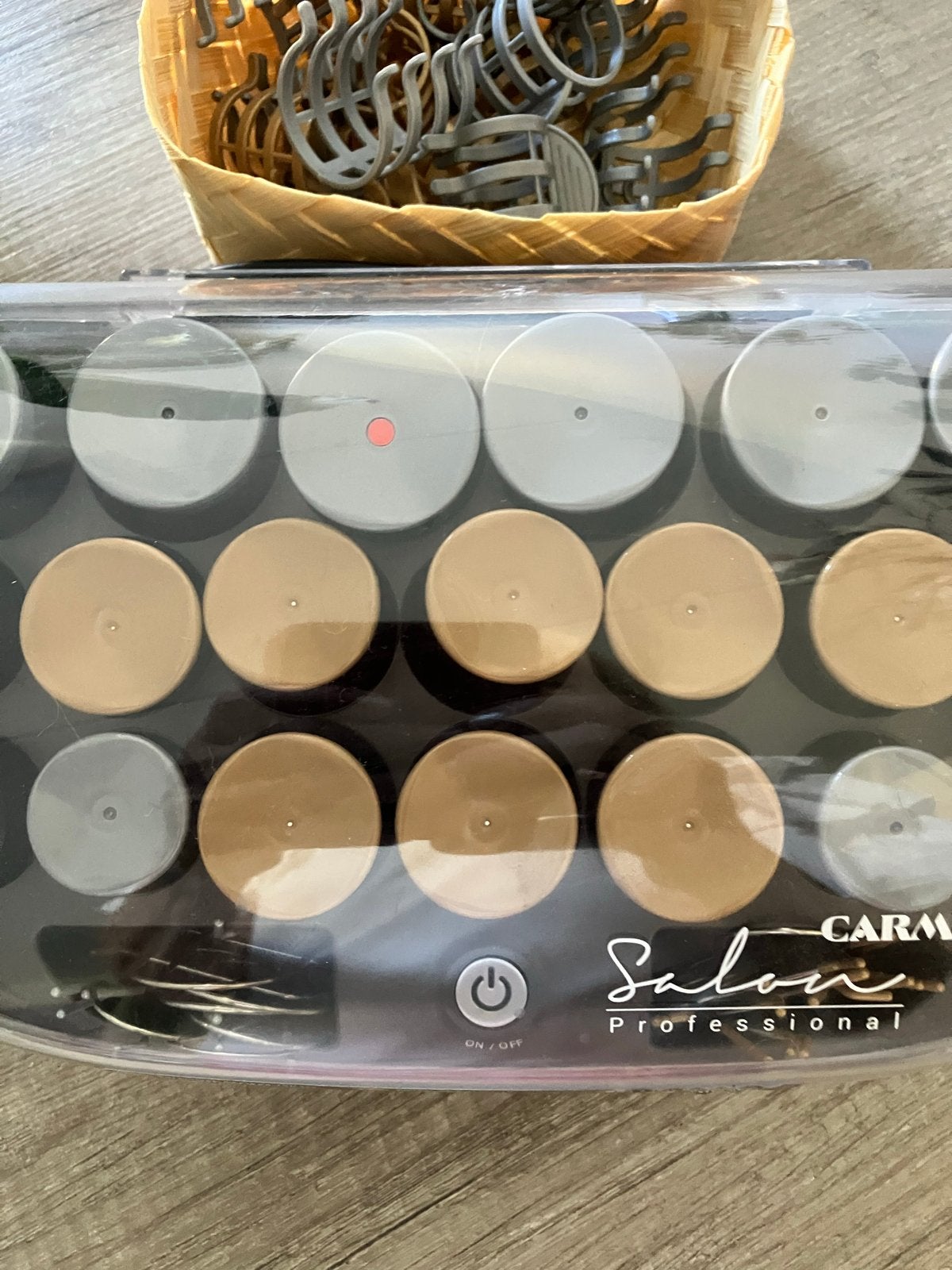 Carmen Salon Professional krulset met 20 rollers, Ophalen, Gebruikt, Haarverzorging