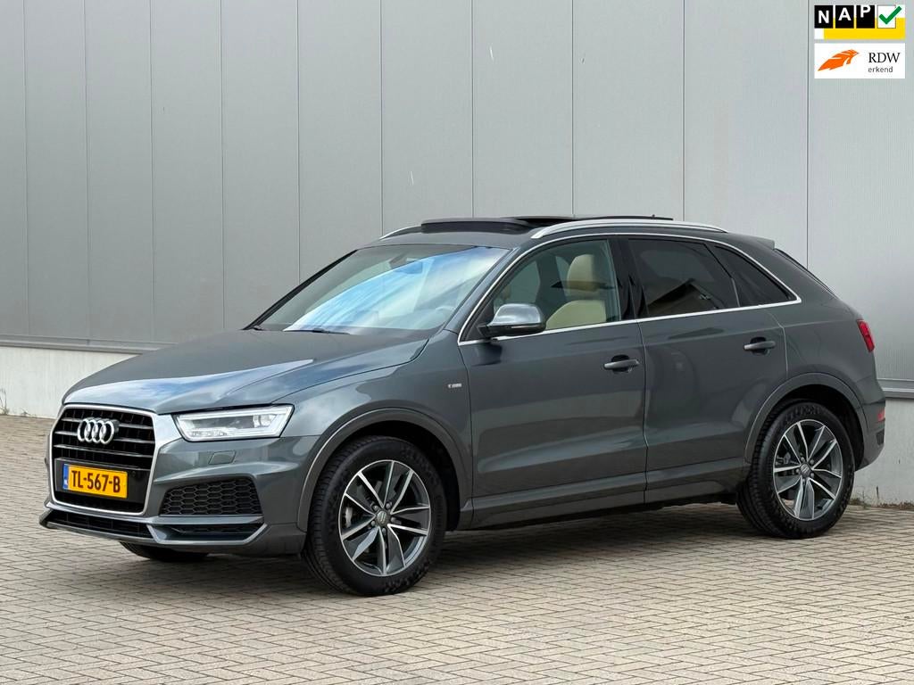 Audi Q3 1.4 TFSI CoD S Line PANO NAP zeer netjes, 1380 kg, 4 cilinders, 150 pk, SUV of Terreinwagen