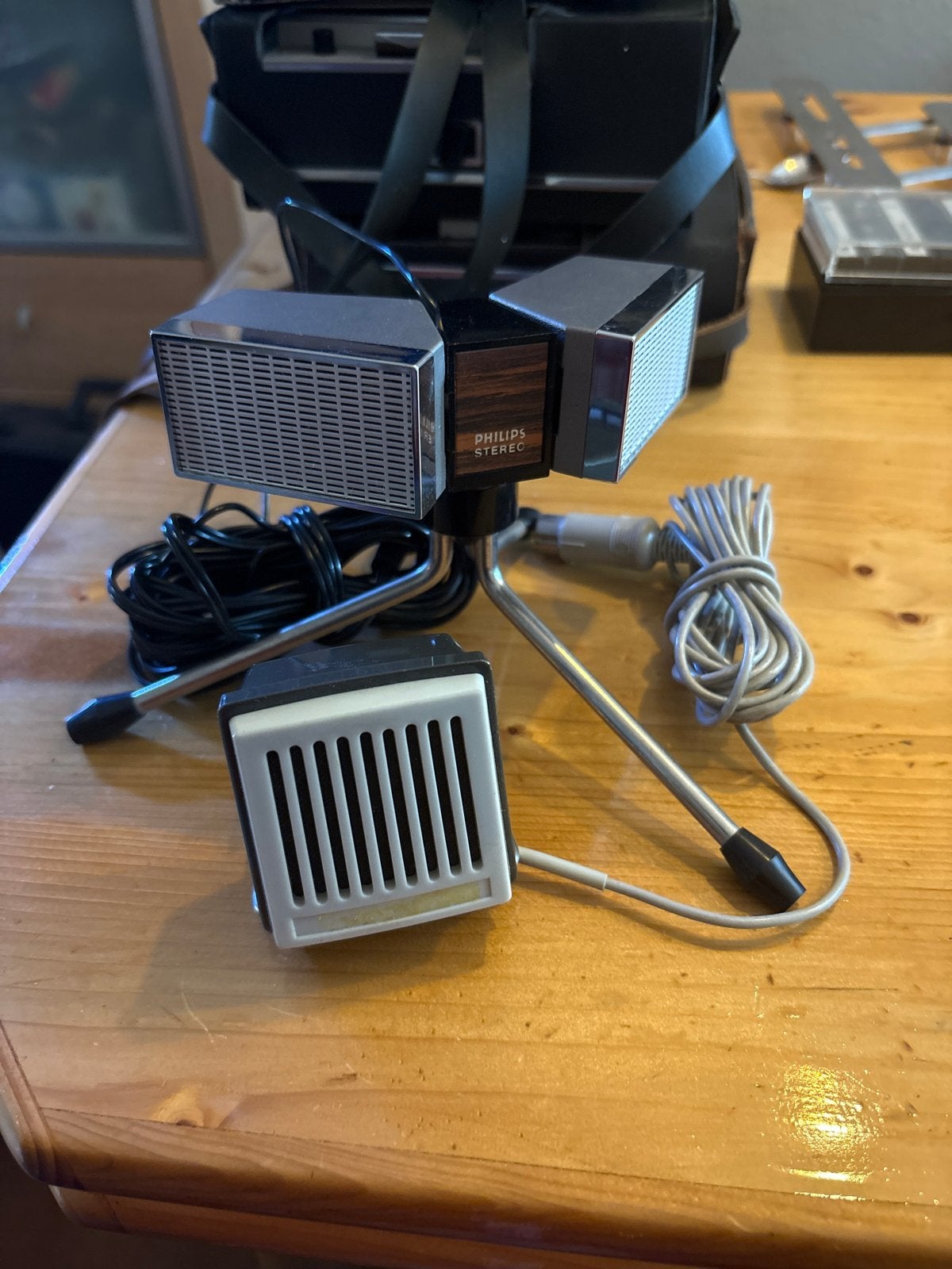 Philips EL 1979 Stereo Microfoons - Vintage Set, Muziek en Instrumenten, Microfoons, Ophalen of Verzenden, Gebruikt, Overige typen
