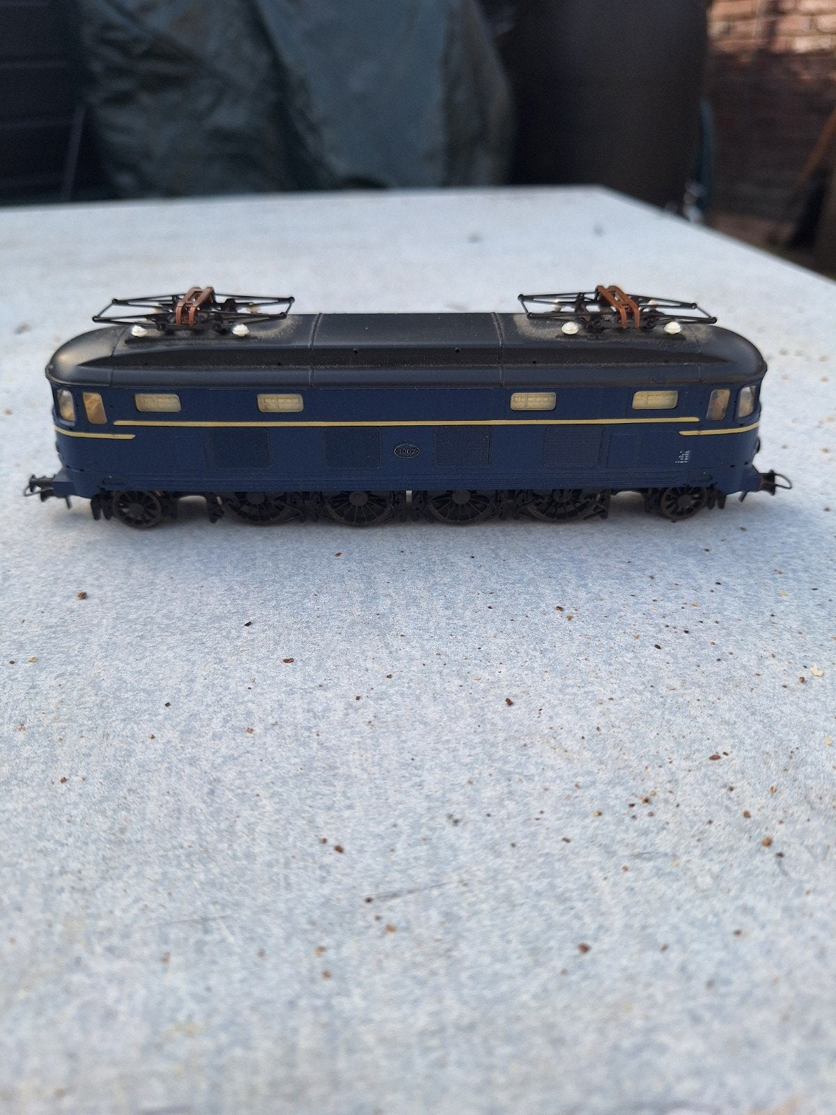 Märklin Locomotief - Blauw - Gebruikt, Wisselstroom, Gebruikt, Locomotief, Ophalen of Verzenden