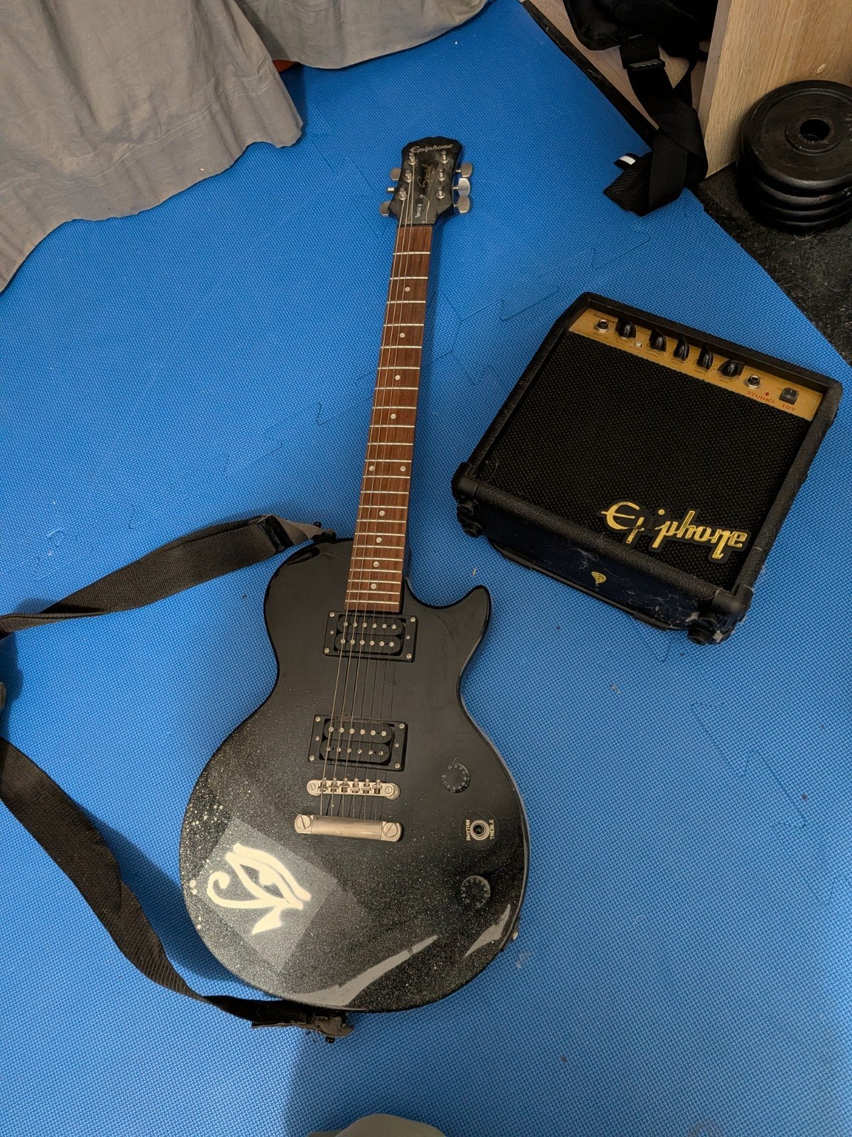 Epiphone Les Paul Special II + Epiphone 10W Versterker, Muziek en Instrumenten, Ophalen, Epiphone, Met versterker, Zo goed als nieuw