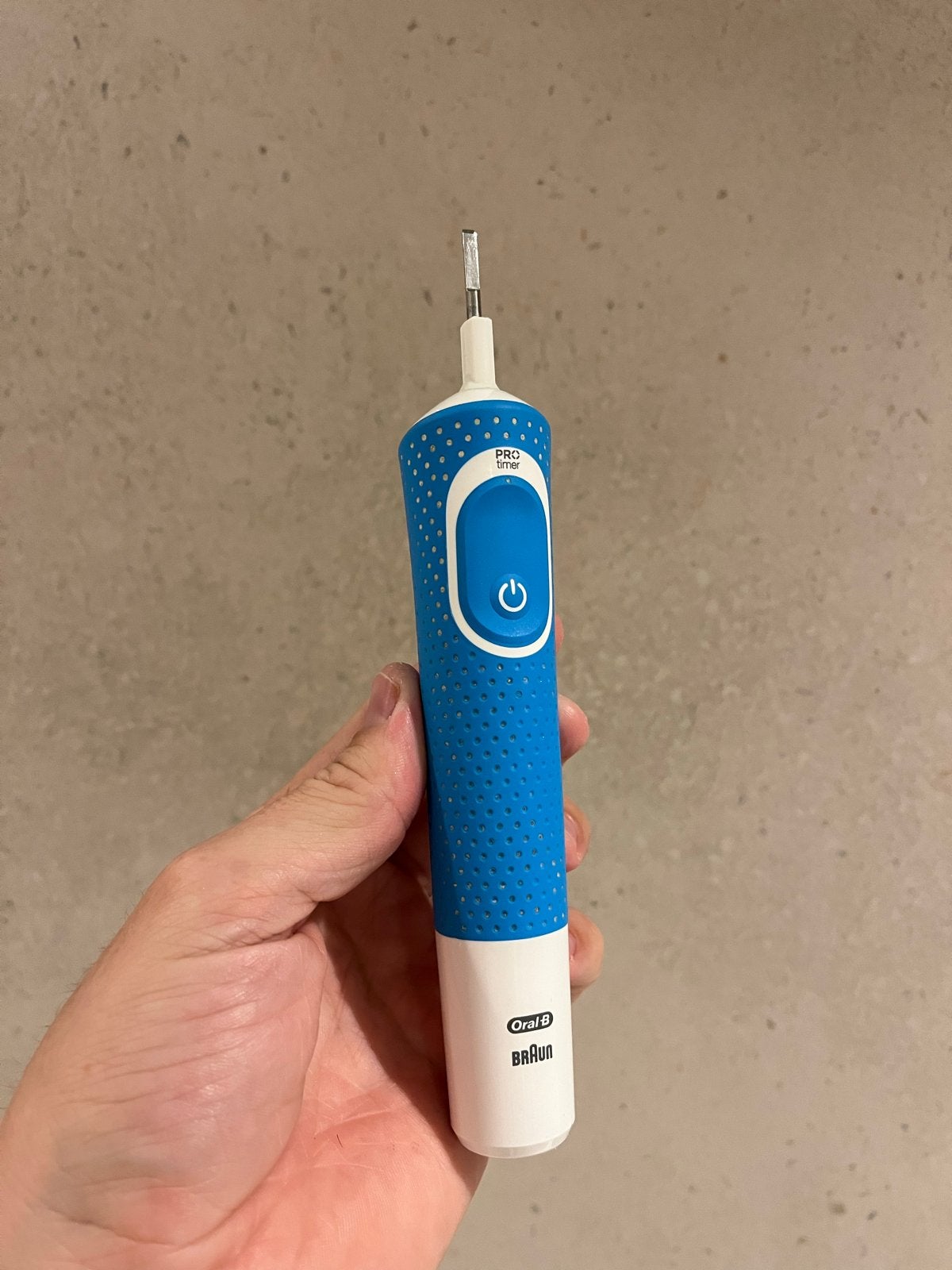 Oral-B Braun Pro elektrische tandenborstel met timer, Ophalen of Verzenden, Gebruikt, Mondverzorging