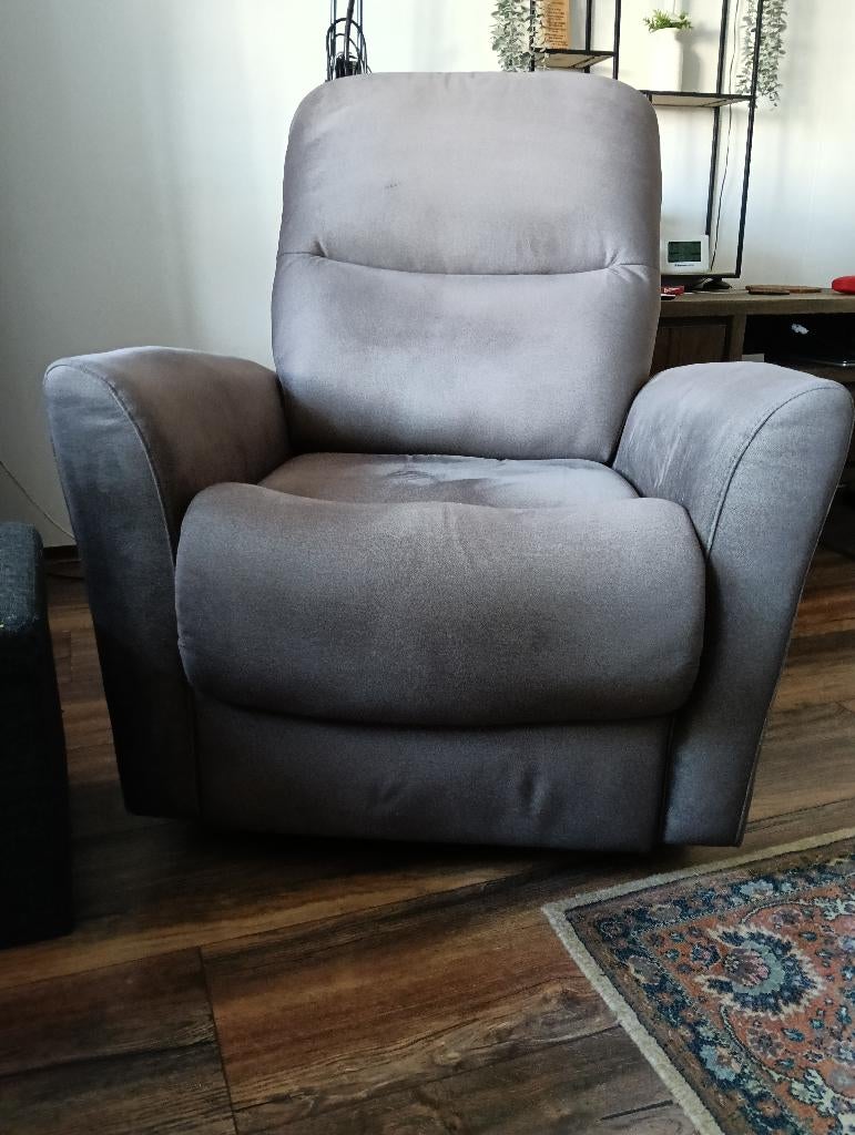 Te koop relax fauteuils, Huis en Inrichting, Fauteuils, Ophalen, 75 tot 100 cm, Zo goed als nieuw, Stof