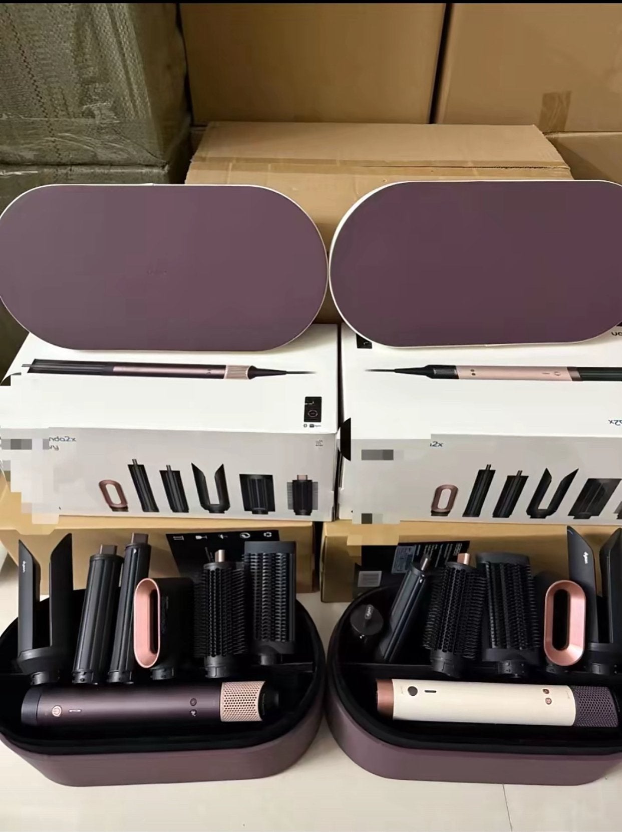 Dyson airwrap coanda 2x straight+wavy, Witgoed en Apparatuur, Ophalen of Verzenden, Nieuw, Haarverzorging
