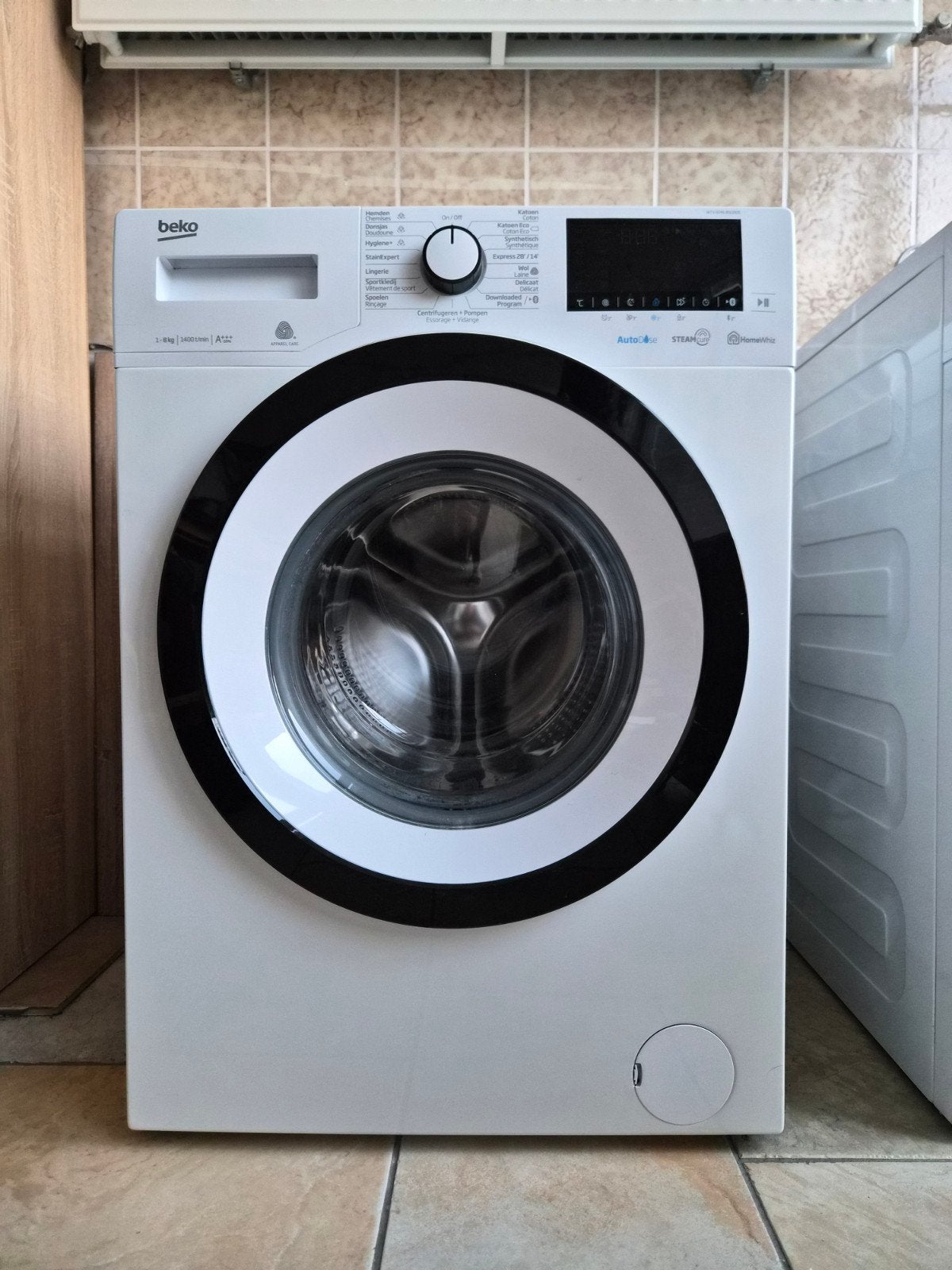 Moet snel weg! Wasmachine Beko WTV 8741 BSCDOS 8kg, Witgoed en Apparatuur, Wasmachines, Ophalen, 1200 tot 1600 toeren, Minder dan 85 cm