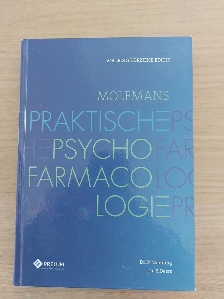 molemaans praktische psychofarmacologie 9789085621423, Ophalen of Verzenden, Beta, Zo goed als nieuw, HBO