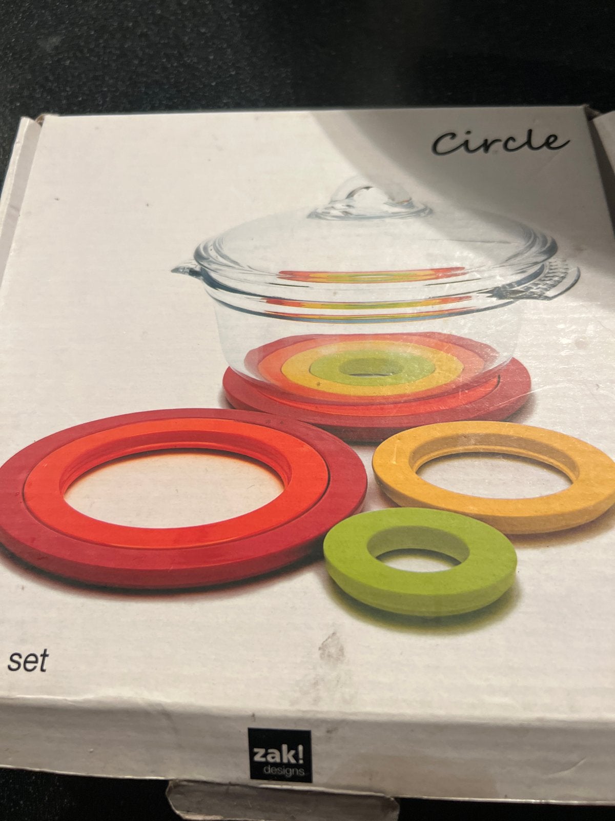 Zak! Designs Circle Onderzetters Set - Multikleurig, Overige typen, Kunststof, Nieuw, Ophalen of Verzenden