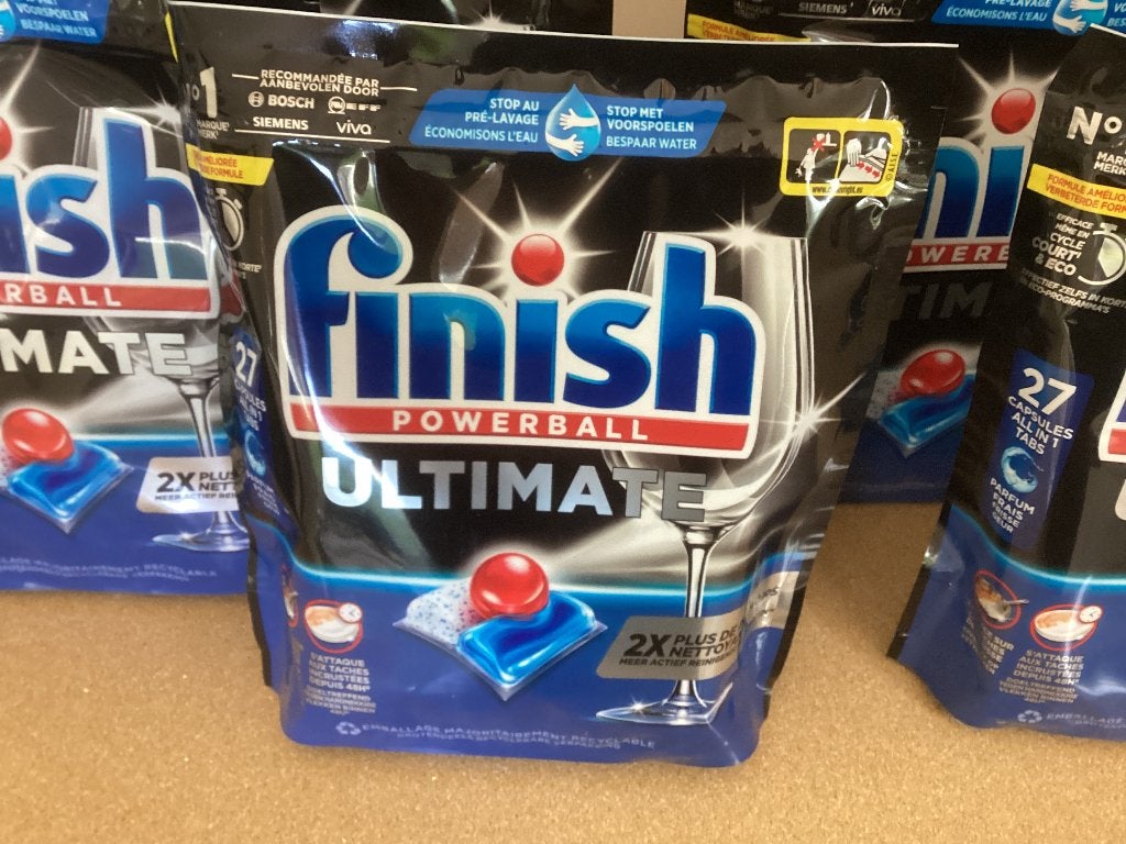 Finish Powerball Ultimate Vaatwastabletten 162 stuks., Ophalen, Schoonmaakmiddel