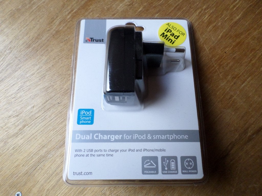 Trust Dual Charger / Oplader voor Apple iPod en Smartphone, Ophalen of Verzenden, Nieuw, Apple
