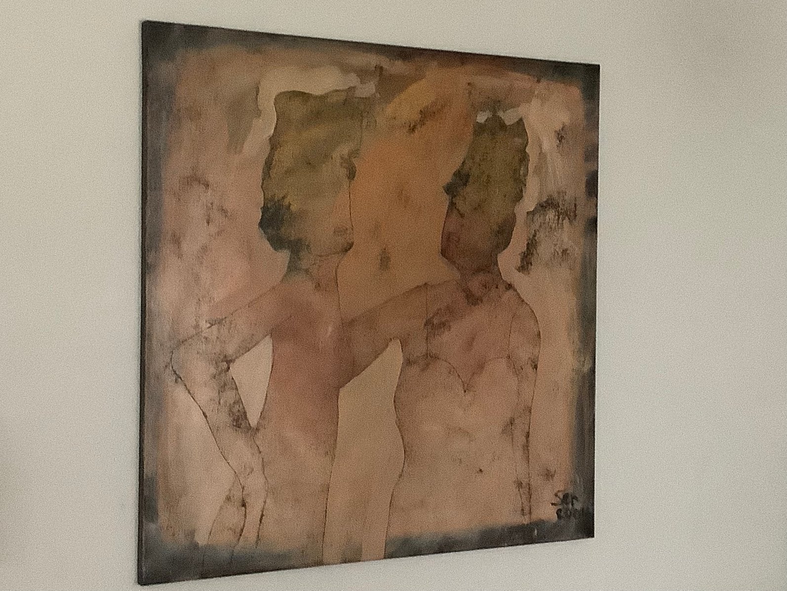 Schilderij van Sjer Jacobs, Ophalen