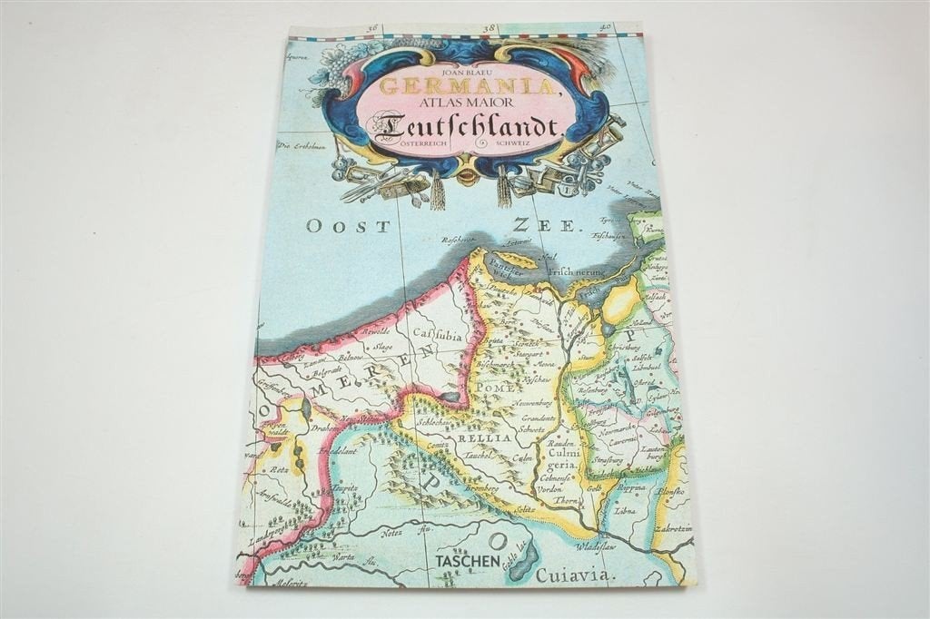 Blaeu Atlas Maior 1665 — Germania, Historische Kaarten, Gelezen, Ophalen of Verzenden, Landkaart, 1800 tot 2000