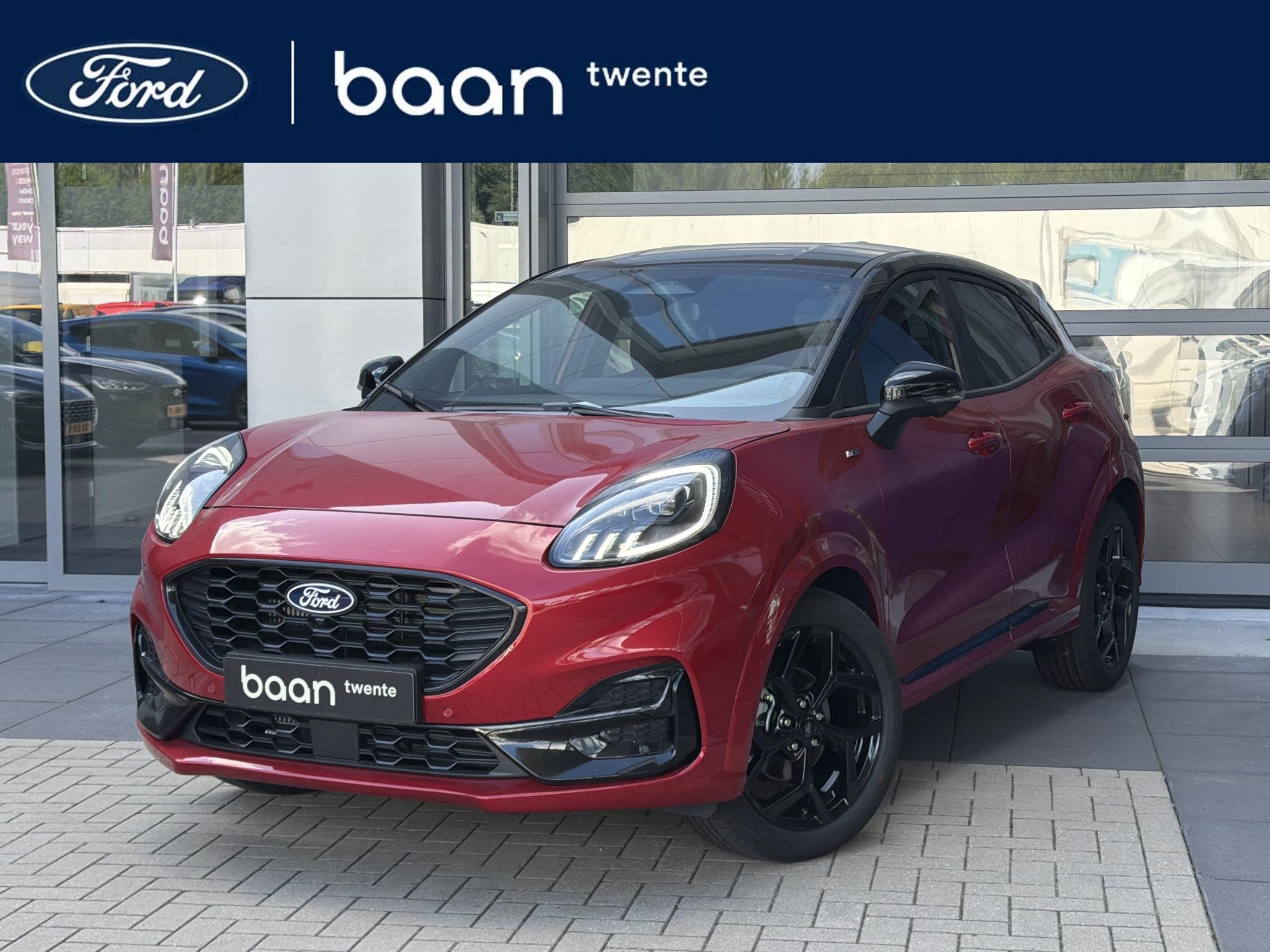 Ford Puma 1.0 155 PK Automaat Hybrid ST-Line | Black Pack |, 12 maanden, Stof, Puma, Zwart