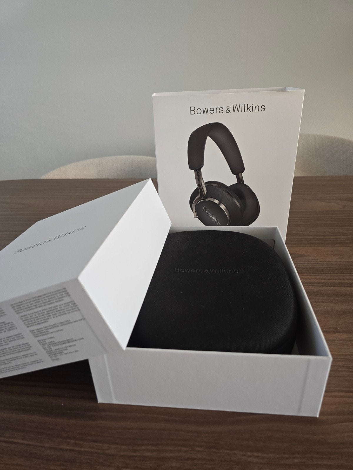 Bowers & Wilkins PX8 zwart – noise cancelling, doos en bon, Draadloos, Ophalen of Verzenden, Zo goed als nieuw, Over-ear