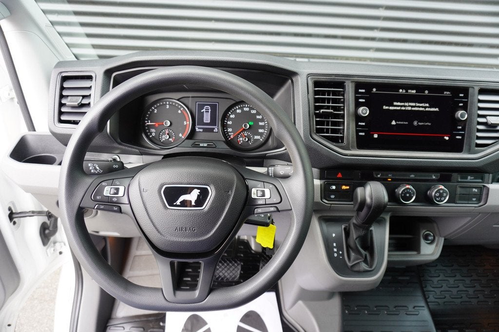 MAN TGE 35 180pk Automaat L2H2/L2H1 Navigatie Camera Apple c, Auto's, Bestelauto's, Gebruikt, 4 cilinders, MAN, Wit
